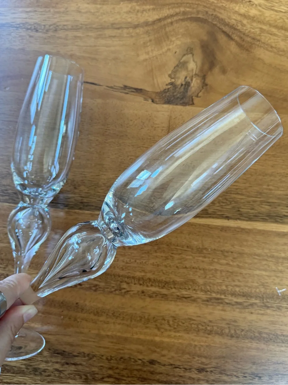 SASAKI Silhouette Fluted Champagne Glass Set of 2